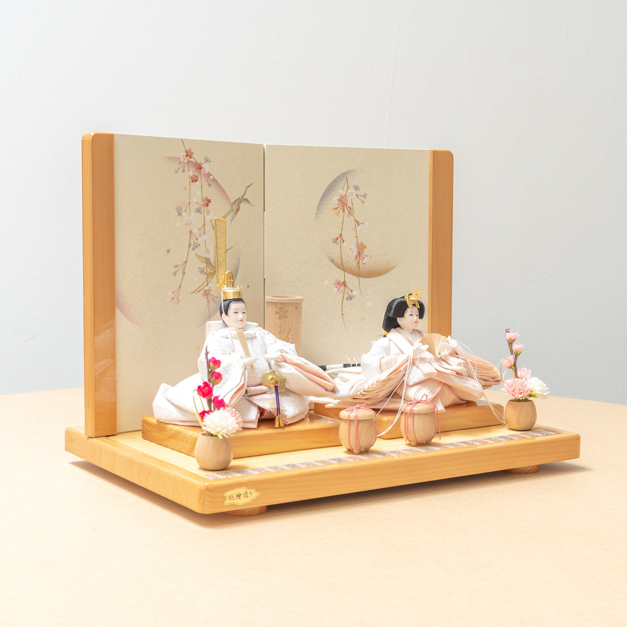 【早割】ことのひな人形　ゆき　ひのき　平台