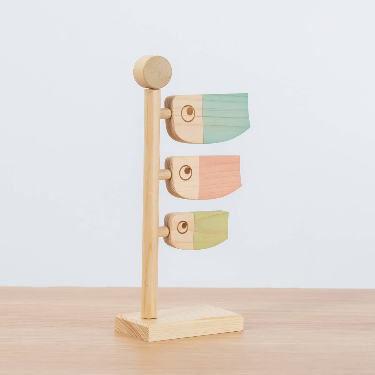 ことの木製鯉のぼり　ひのき小