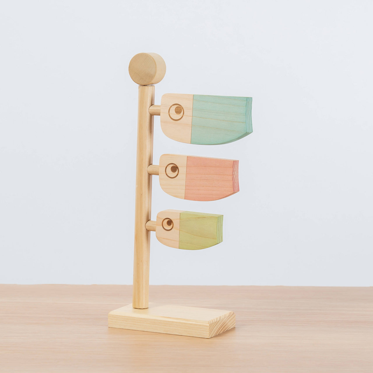 ことの木製鯉のぼり　ひのき小