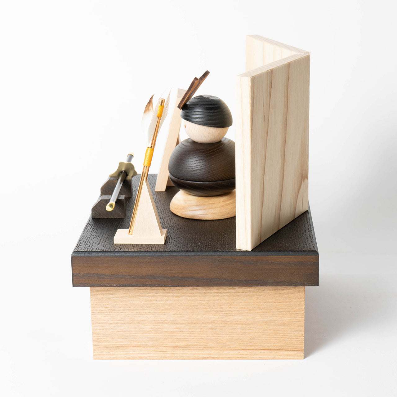 ことの木製鎧　大鍬　収納