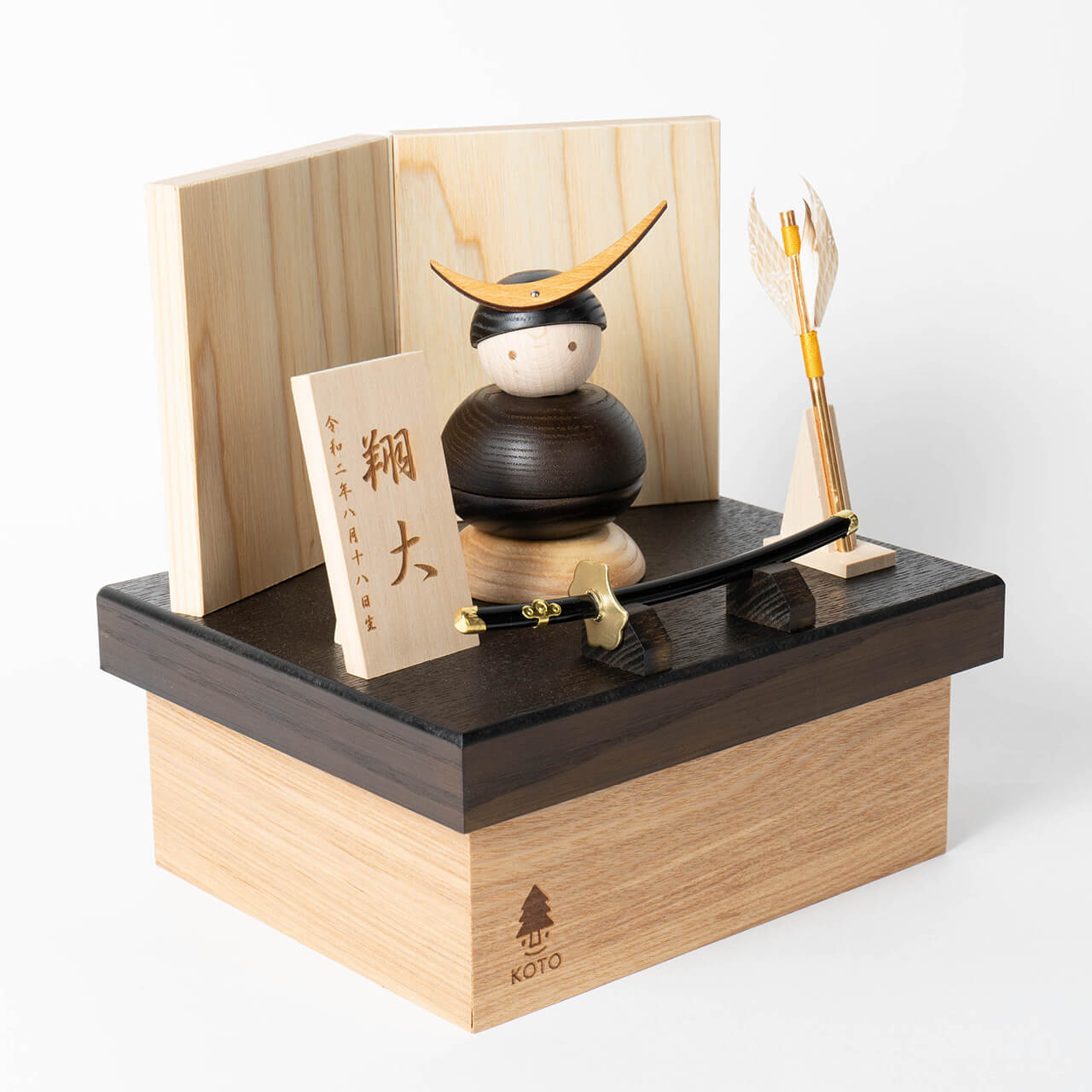 ことの木製鎧　伊達政宗　収納