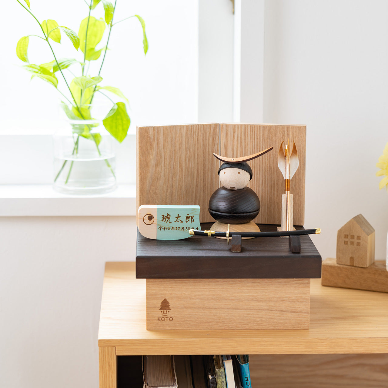 ことの木製鎧　伊達政宗　収納