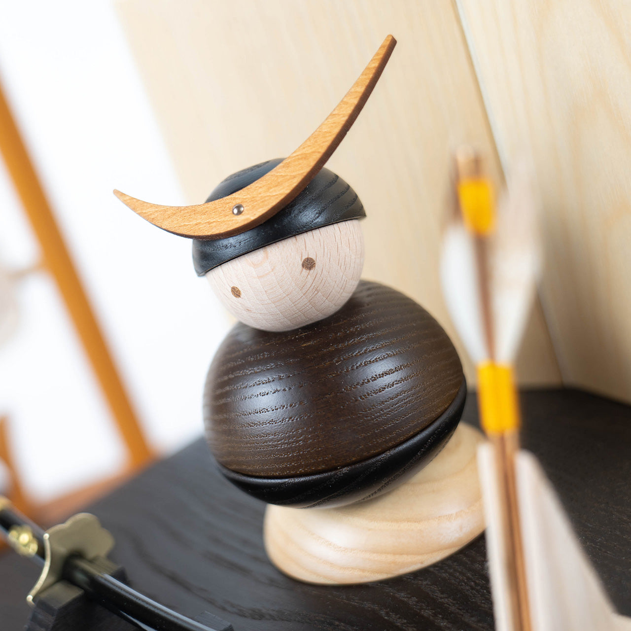 ことの木製鎧　伊達政宗　収納（鯉のぼり付）