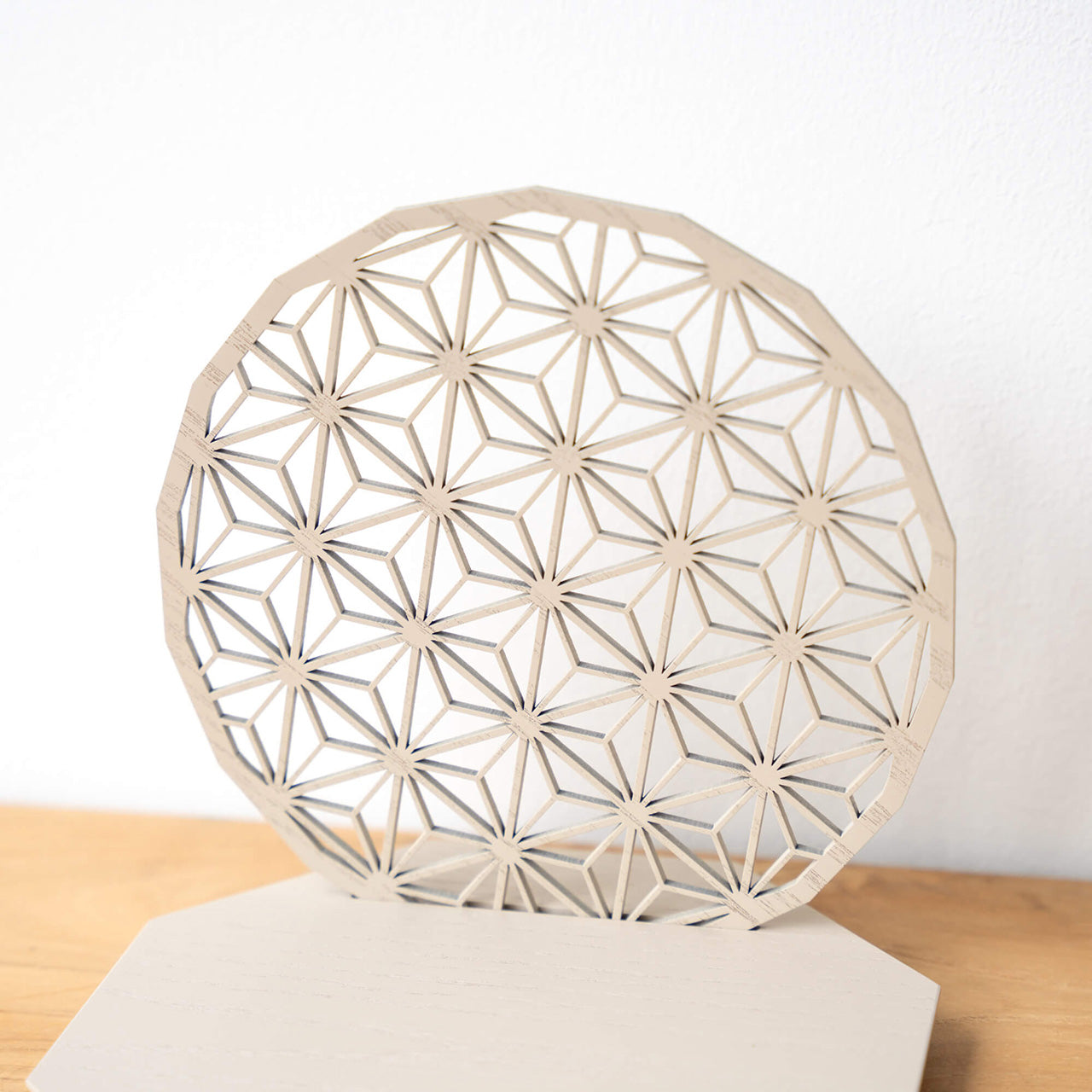 ことの木製鎧　大鍬　衝立モカM　麻の葉