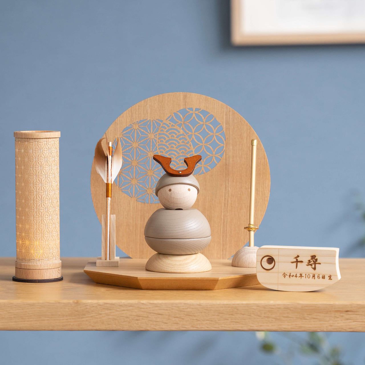 ことの木製鎧　大鍬　衝立N　えにし