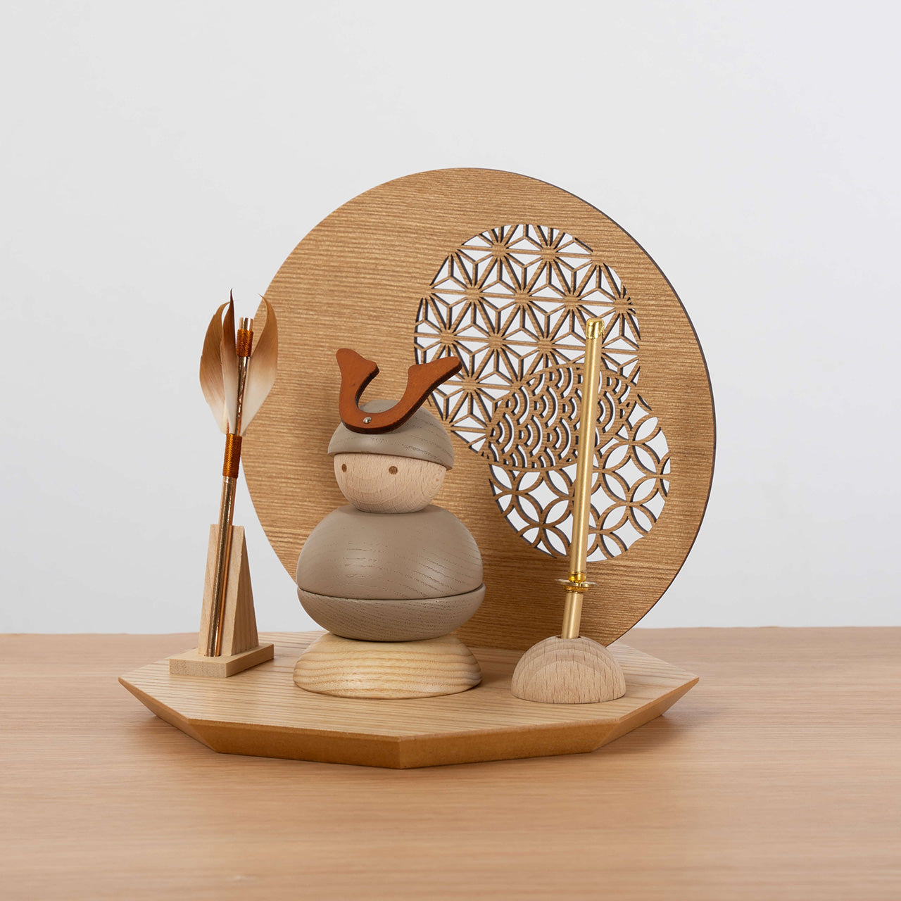 ことの木製鎧　大鍬　衝立N　えにし