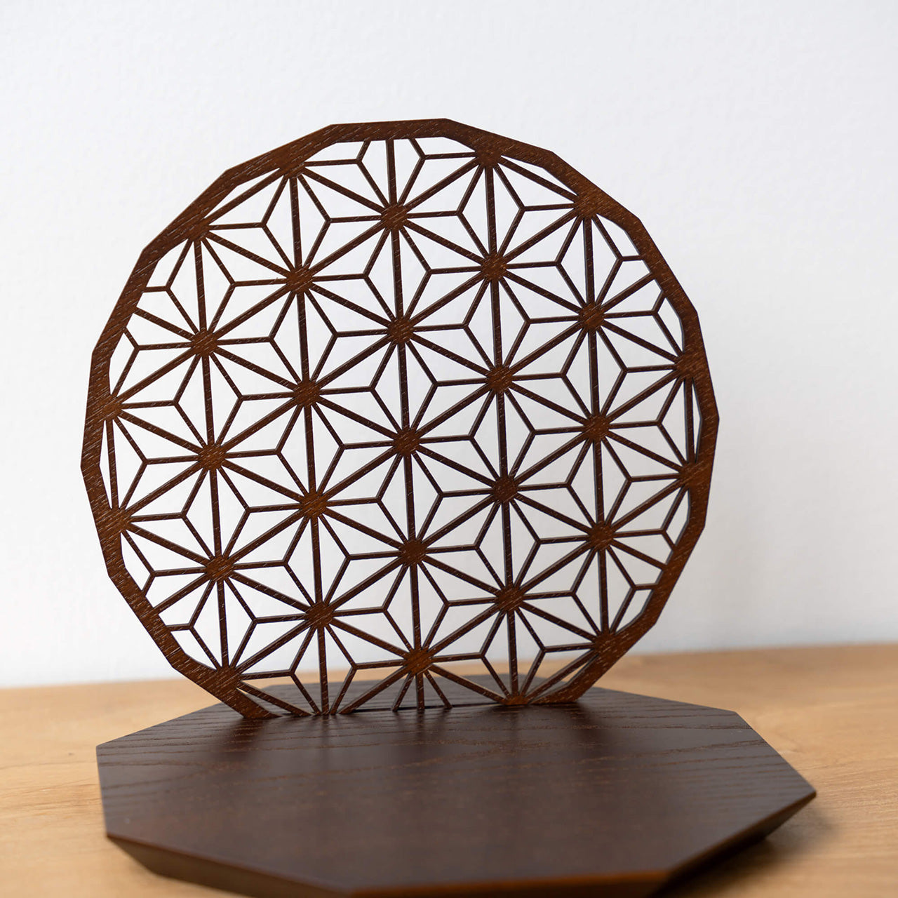 ことの木製鎧　上杉謙信　衝立B　麻の葉