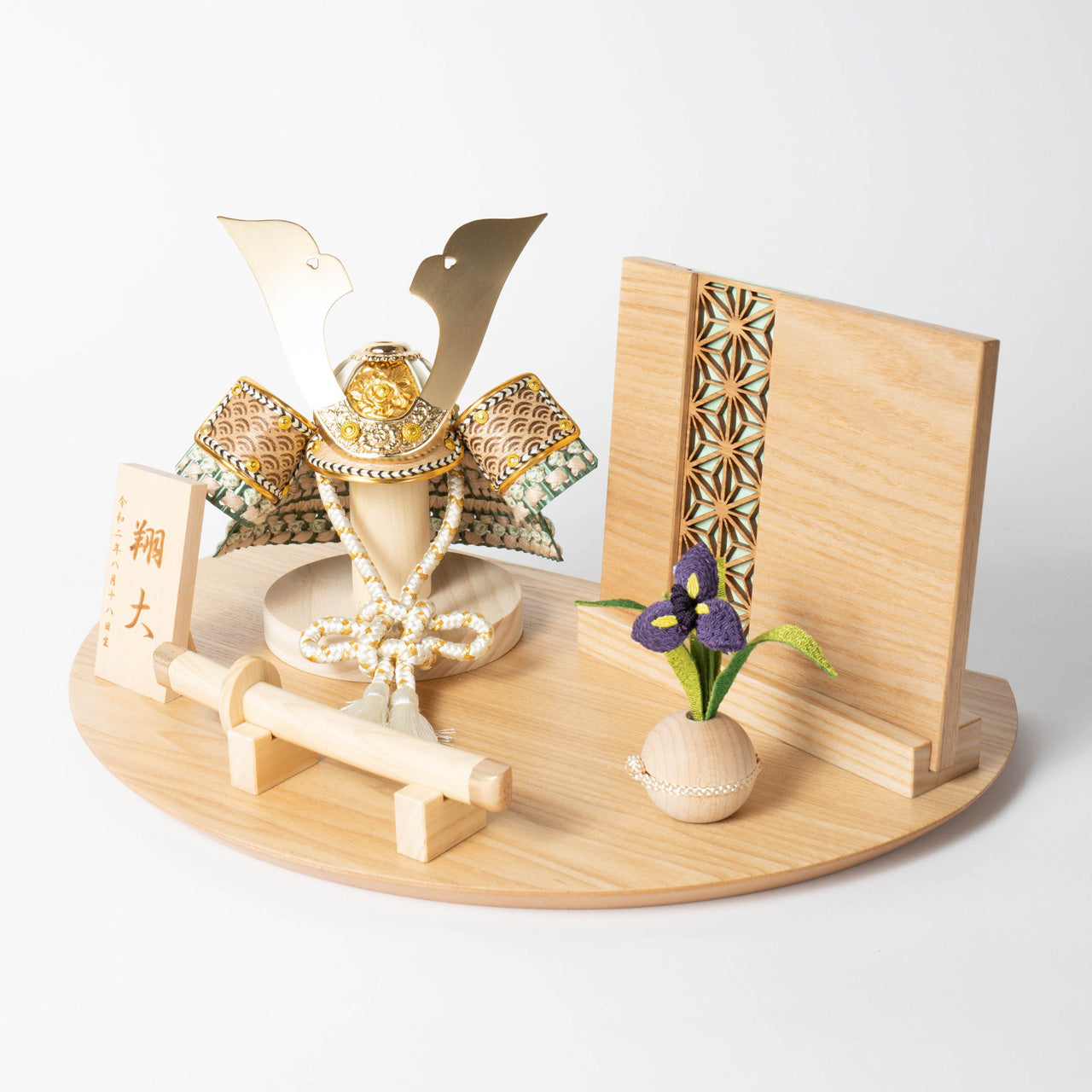 ことのオリジナル兜　だいち　麻の葉　N平台