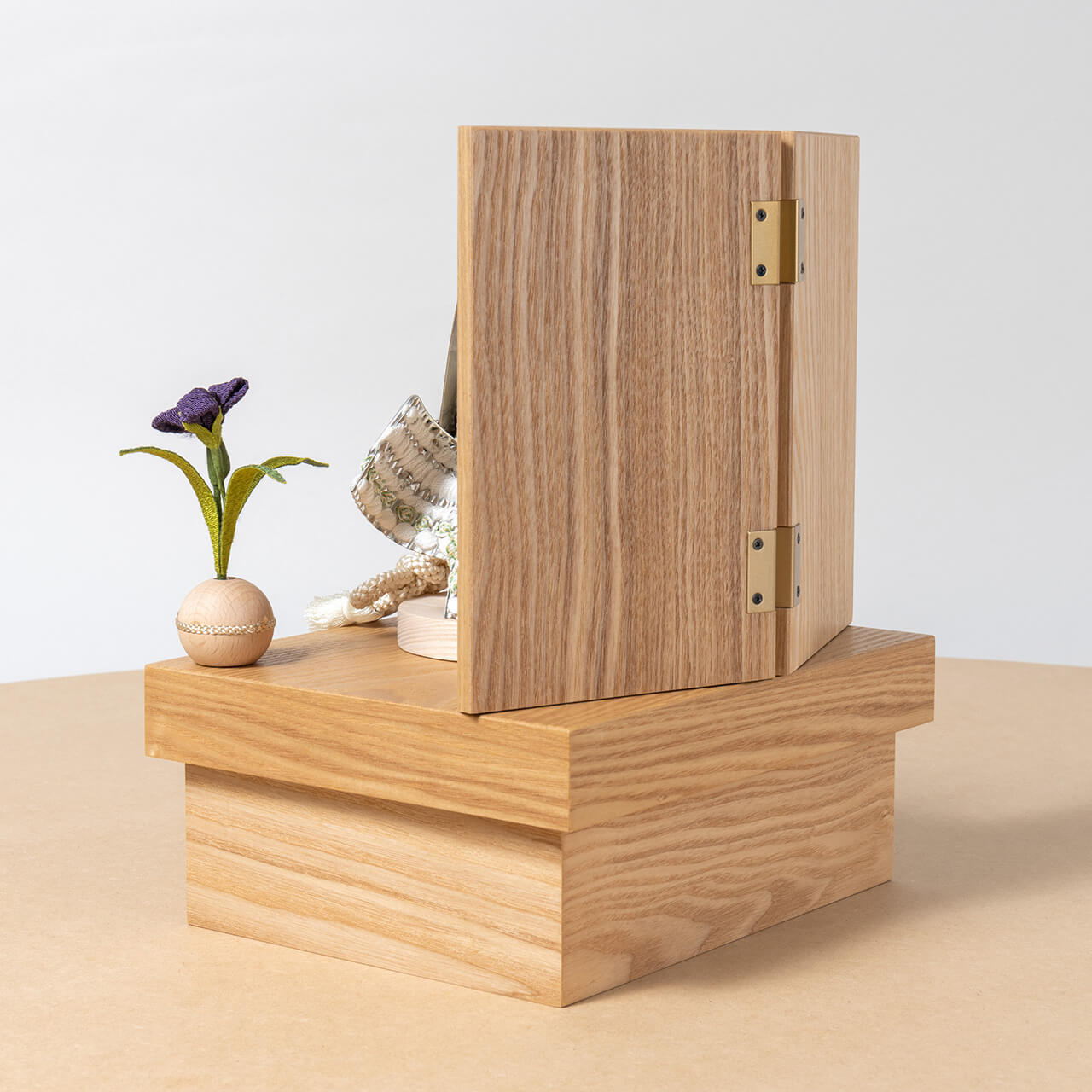 ことのオリジナル兜　ゆき　青海波　NN収納