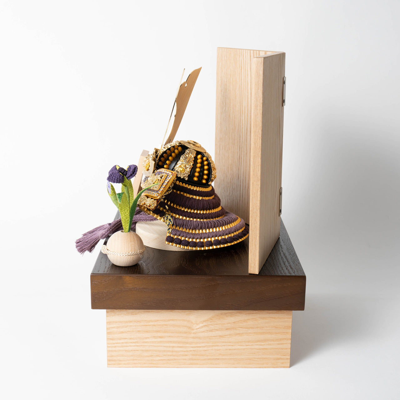 KOTO×悠雅コラボ兜　金大鍬　青海波　NB収納