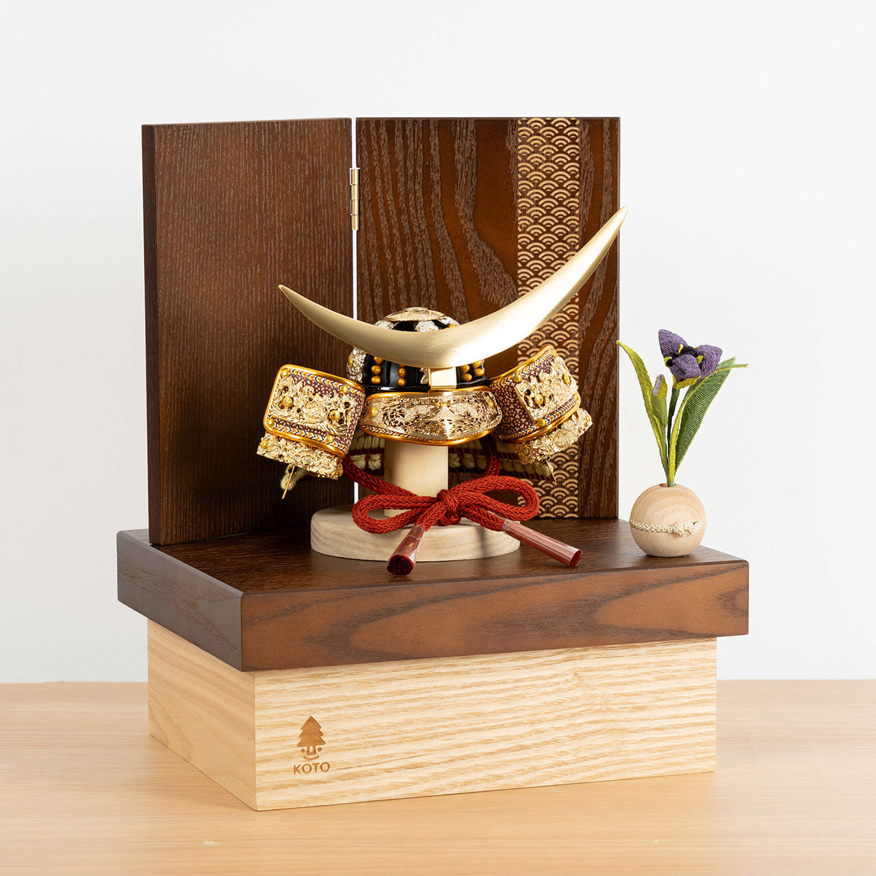 KOTO×悠雅コラボ兜　伊達政宗　青海波　BB収納