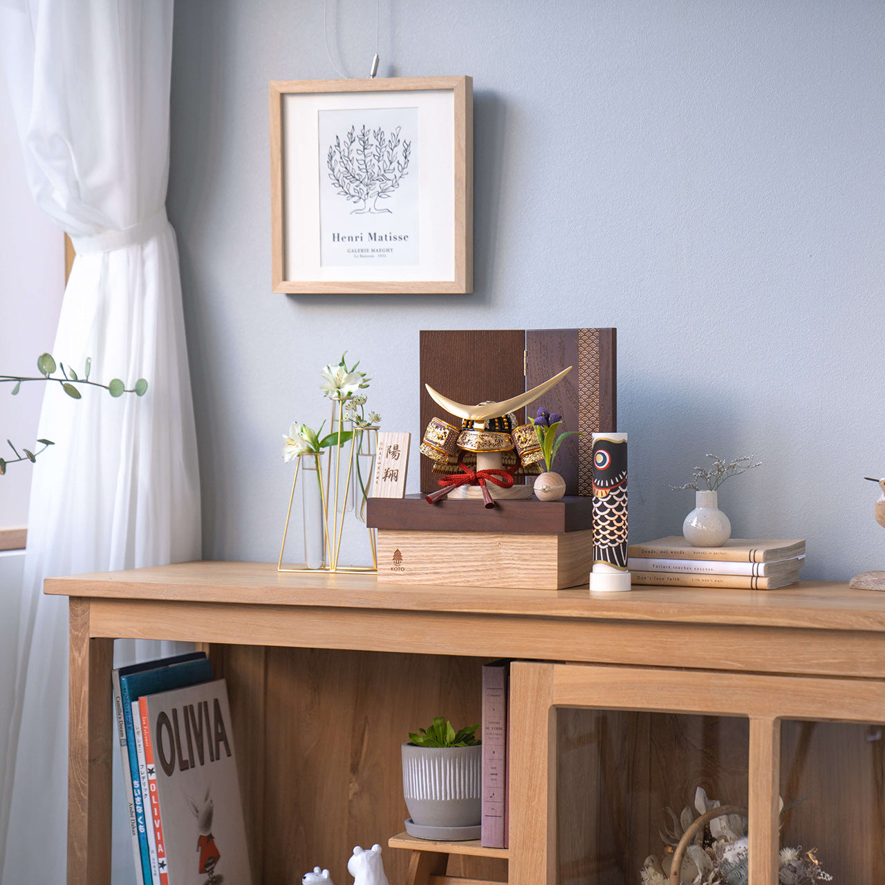 KOTO×悠雅コラボ兜　伊達政宗　青海波　BB収納