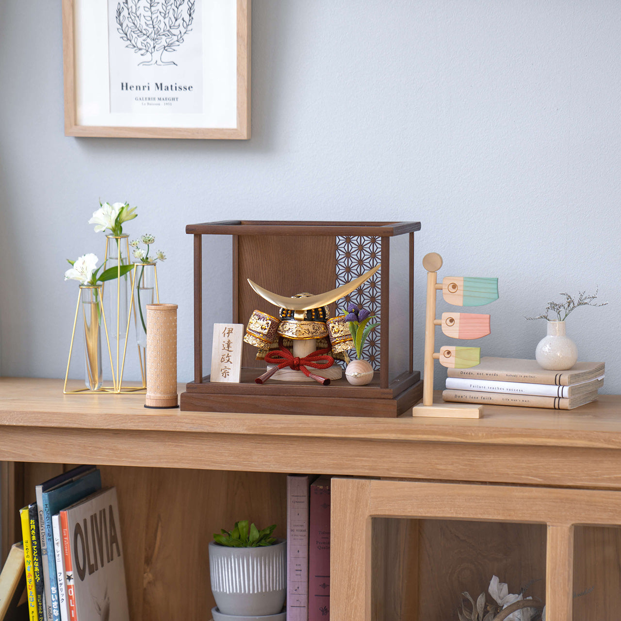 KOTO×悠雅コラボ兜　伊達政宗　麻の葉　Bケース