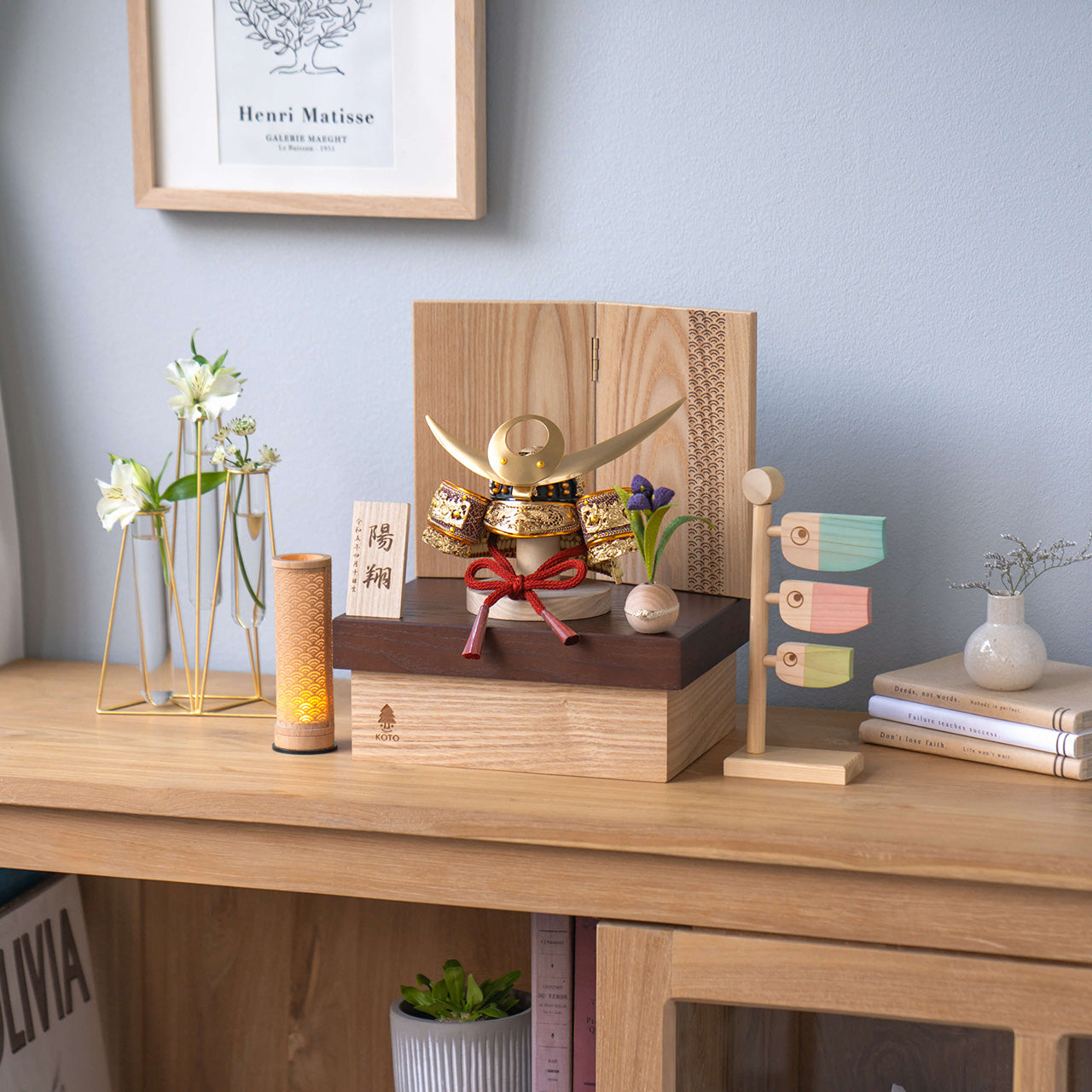 KOTO×悠雅コラボ兜　上杉謙信　青海波　NB収納