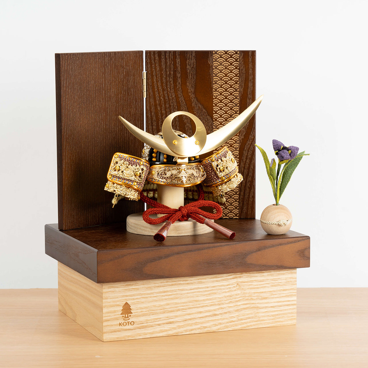 KOTO×悠雅コラボ兜　上杉謙信　青海波　BB収納