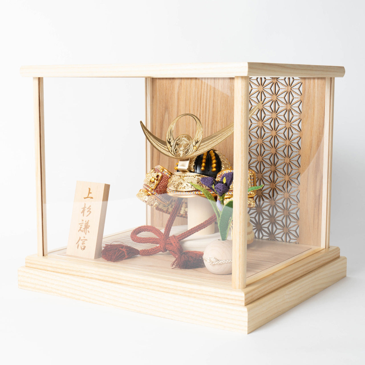 KOTO×悠雅コラボ兜　上杉謙信　麻の葉　Nケース