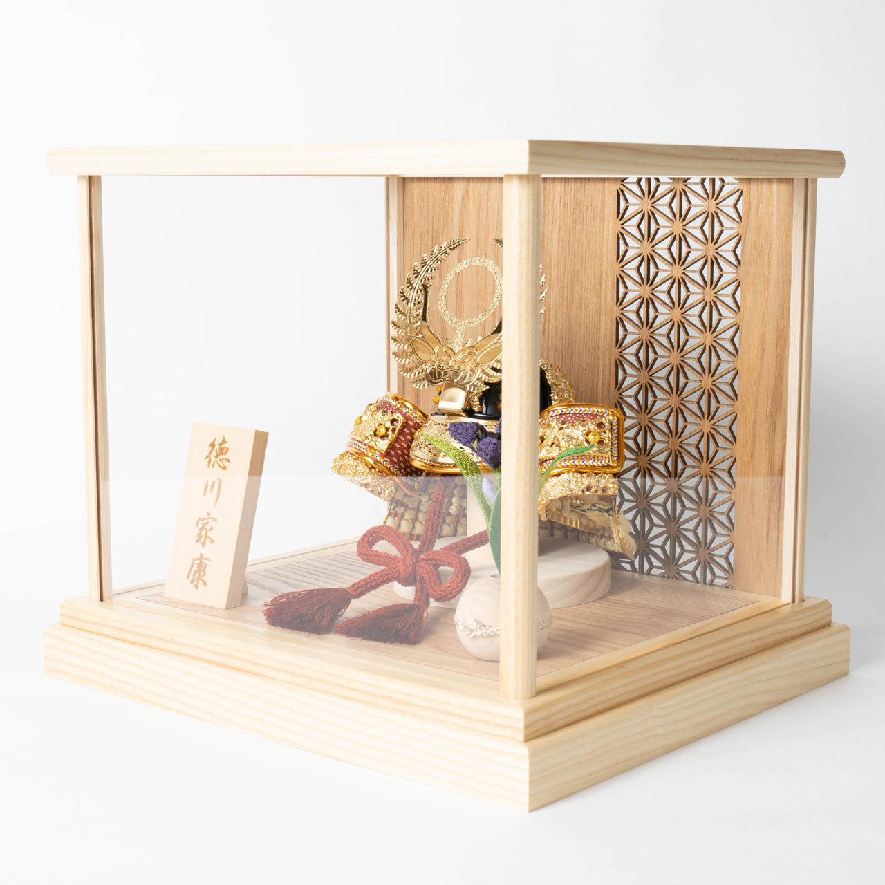 KOTO×悠雅コラボ兜　徳川家康　麻の葉　Nケース