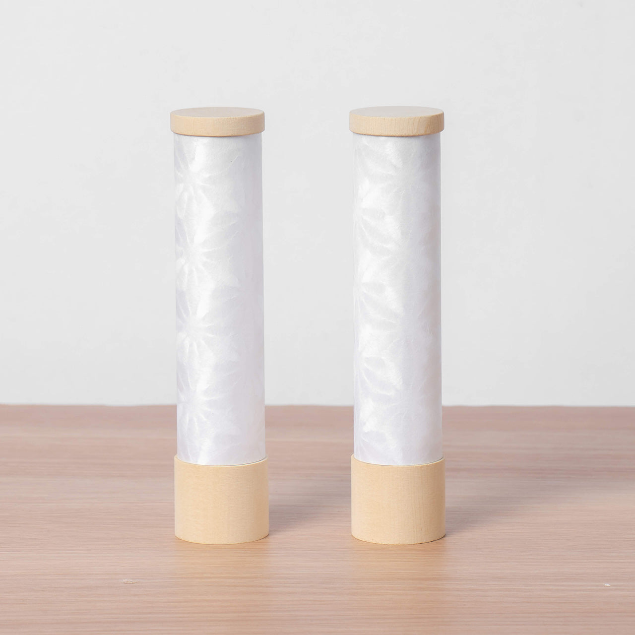 ことのオリジナル雑貨　行燈　和紙　18cm（2本セット）