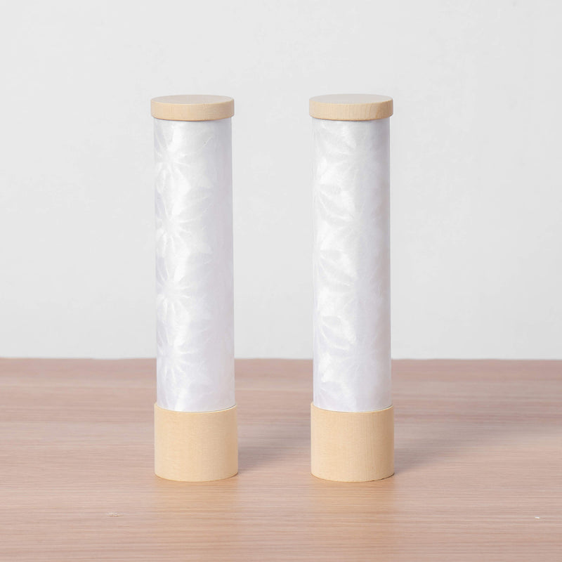 ことのオリジナル雑貨　行燈　和紙　18cm（2本セット）