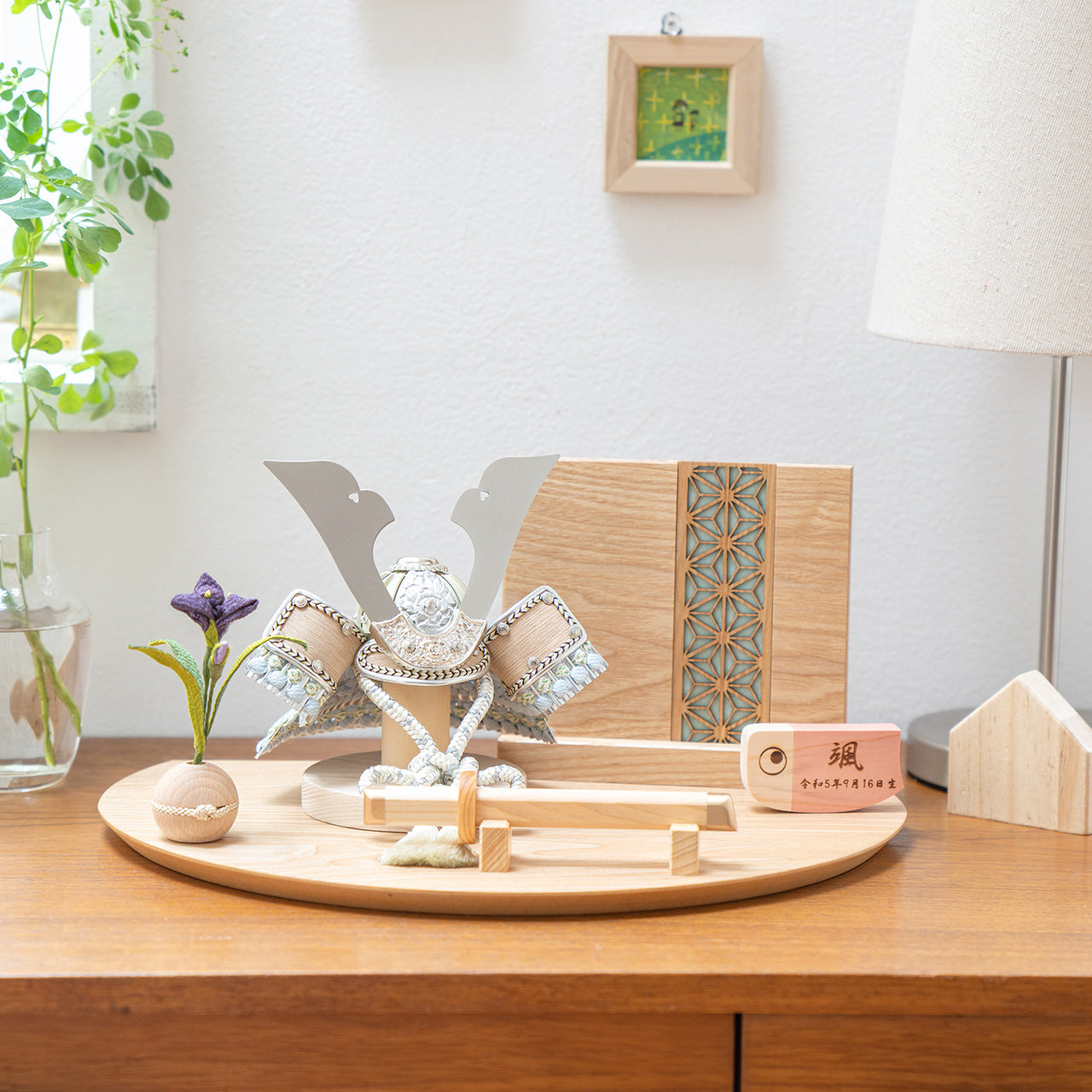 ことのオリジナル雑貨　名前札　鯉