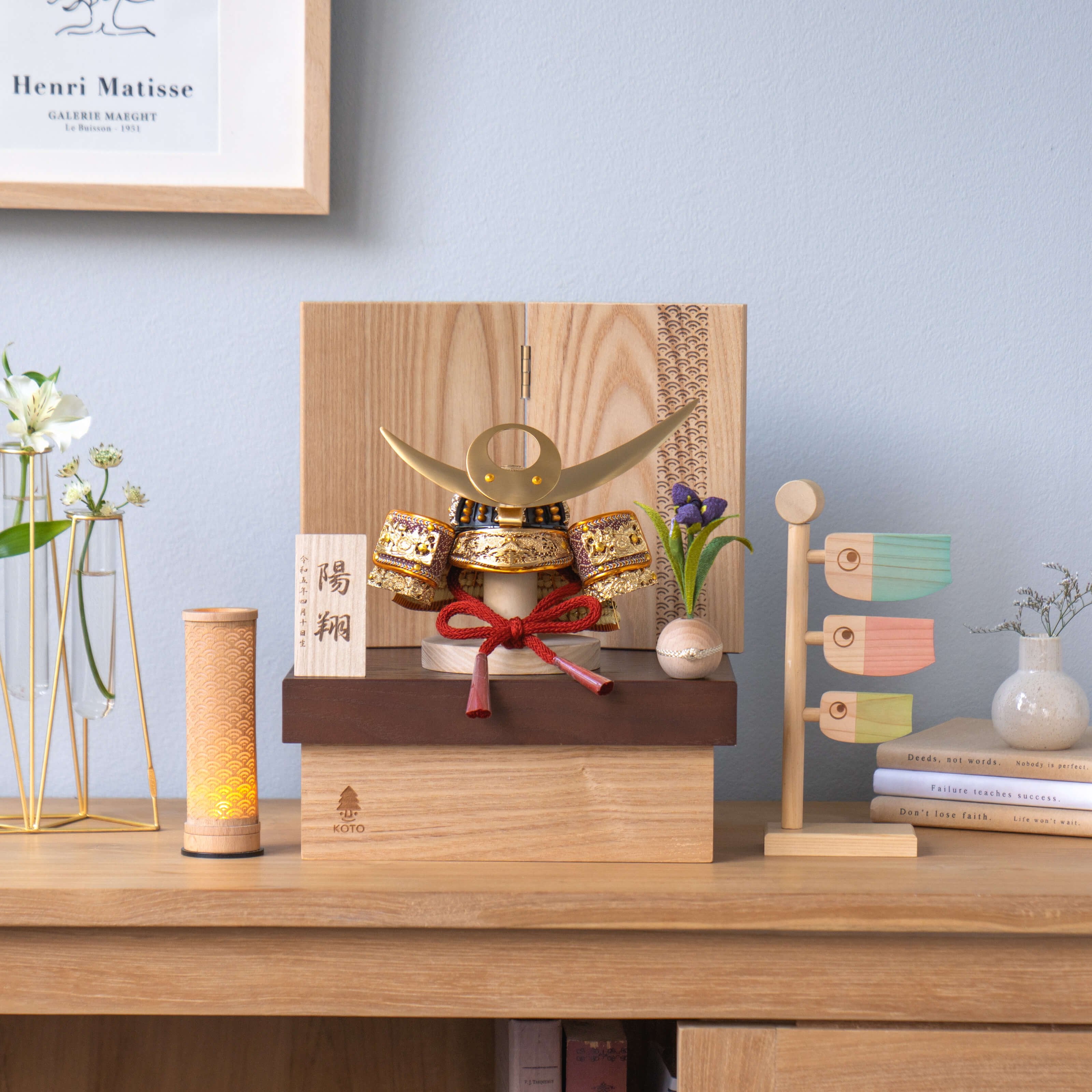 KOTO×悠雅コラボ兜　上杉謙信　青海波　NB収納