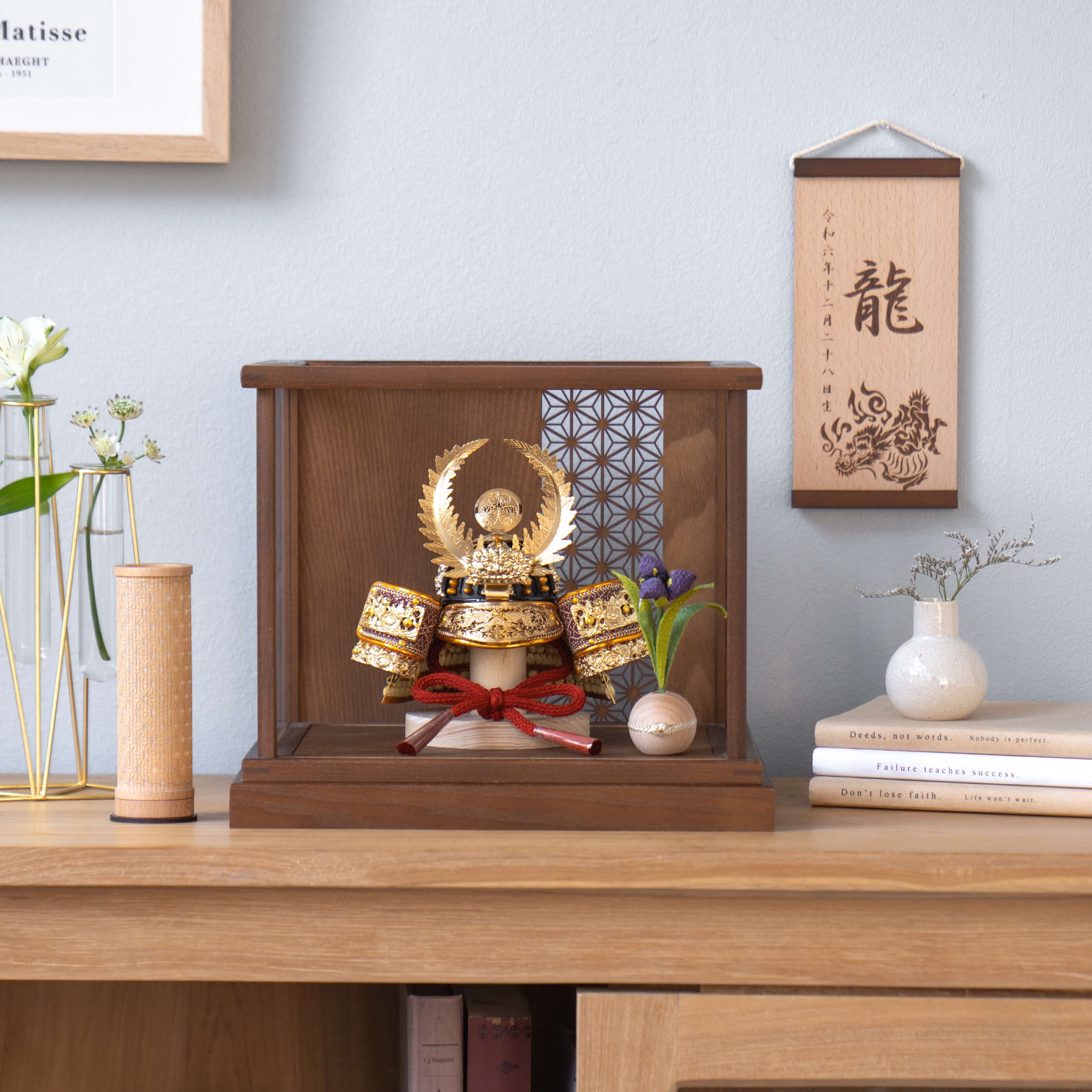 KOTO×悠雅コラボ兜　徳川家康　麻の葉　Bケース