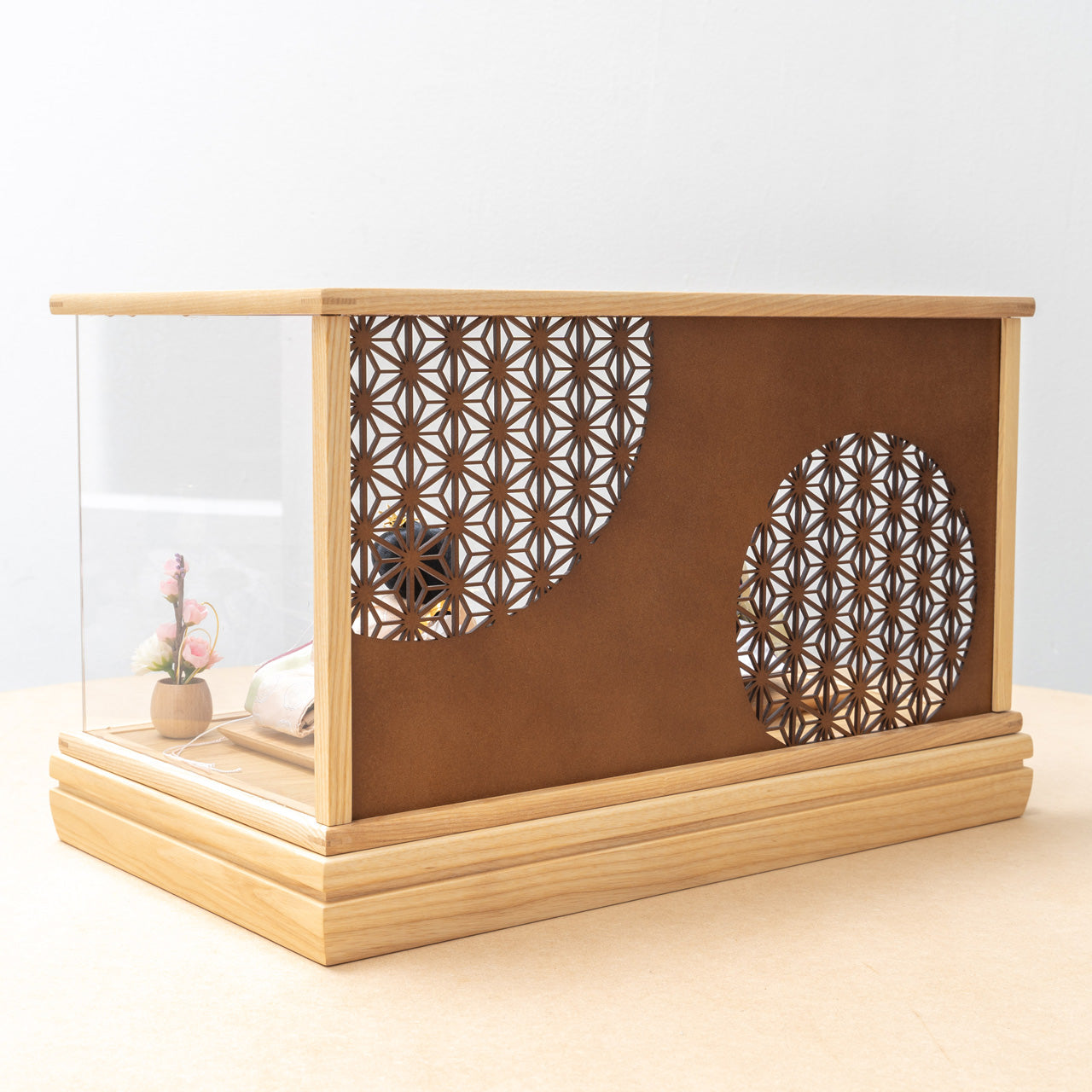 【早割】ことのひな人形　このは　麻の葉　和ケース