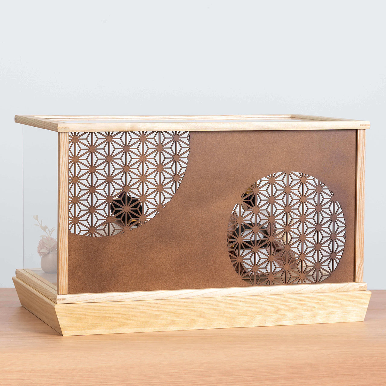 ことのひな人形　ほのか　麻の葉　円ケース