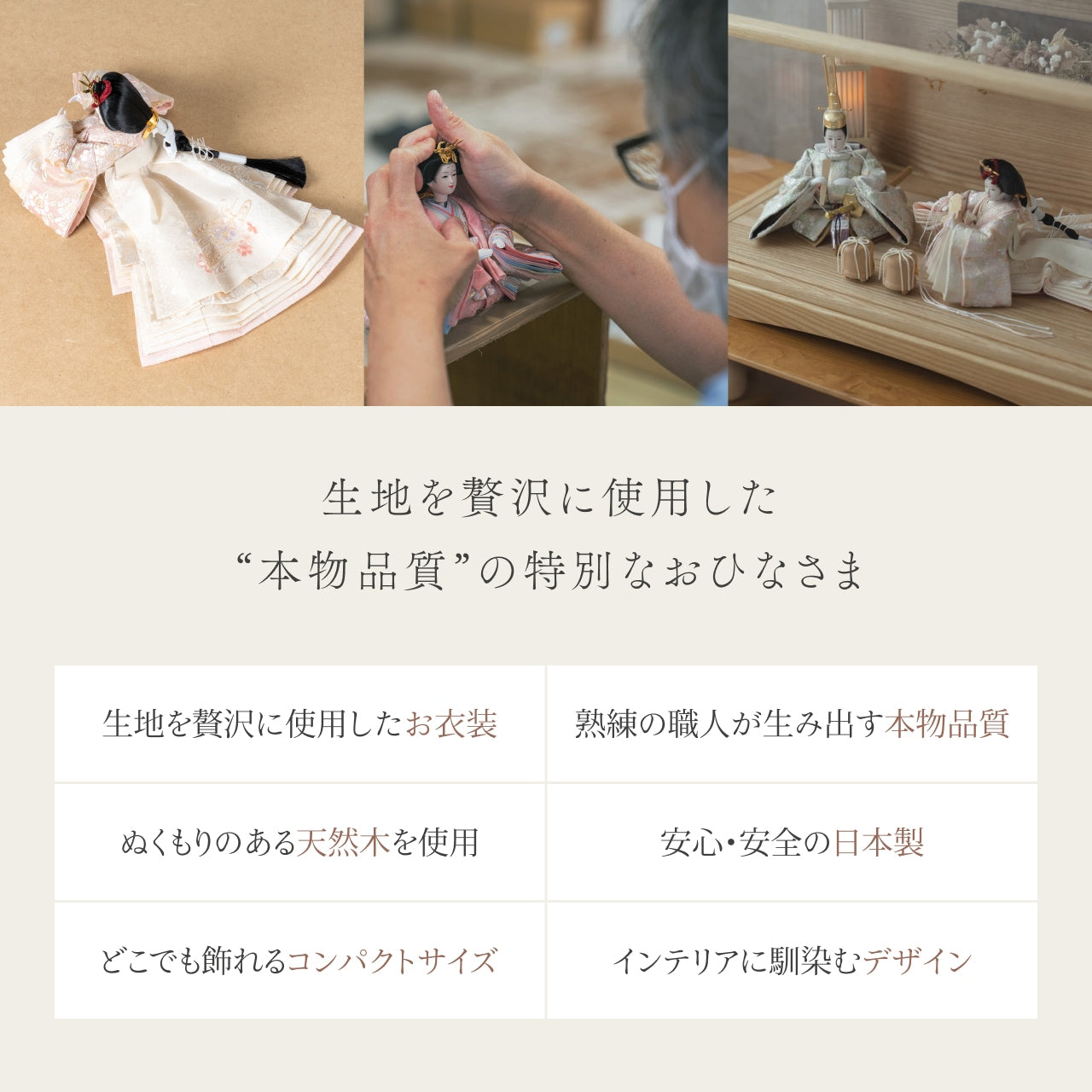 ことの平安ひな　このは　華　円ケース