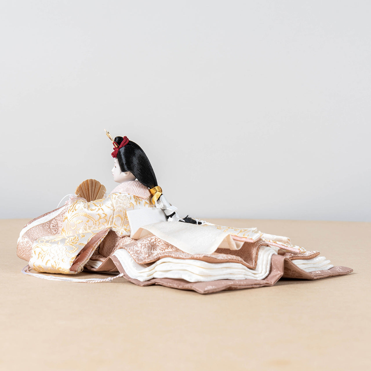 【早割】ことの平安ひな　つき　手描桜　平台