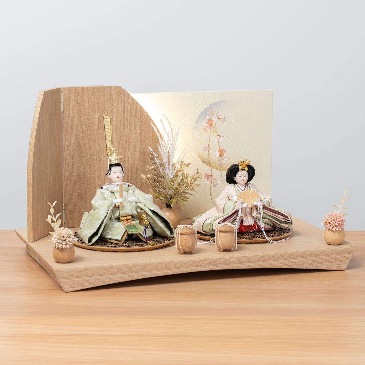 【早割】ことのひな人形　このは　灯平台　立花B付