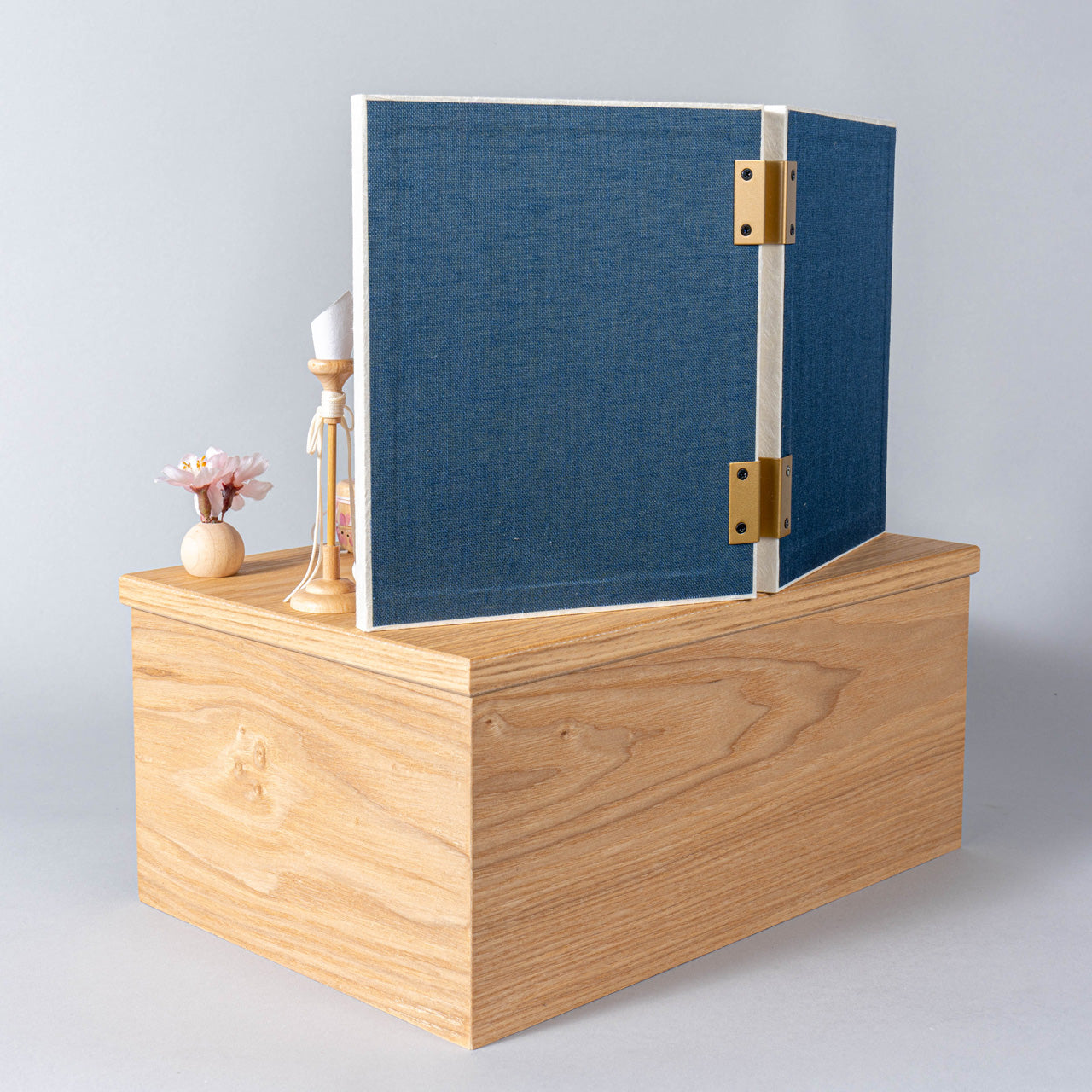 ことの木目込ひな　はな　桜　収納