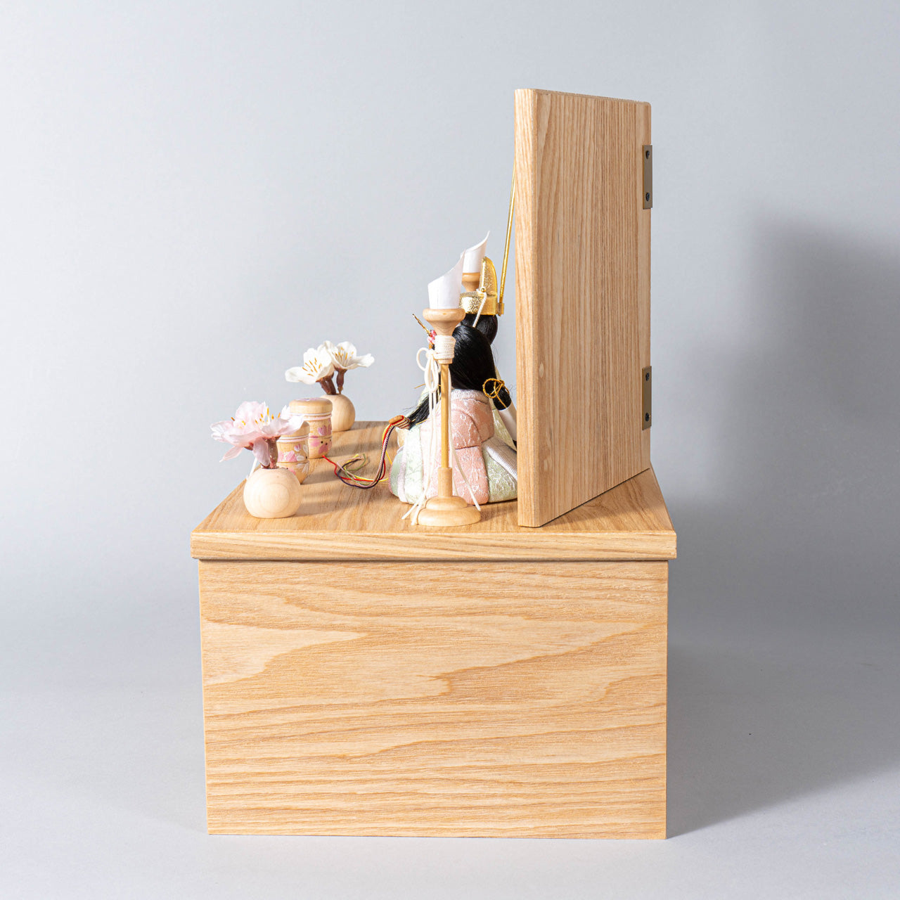 ことの木目込ひな　このは　麻の葉　収納