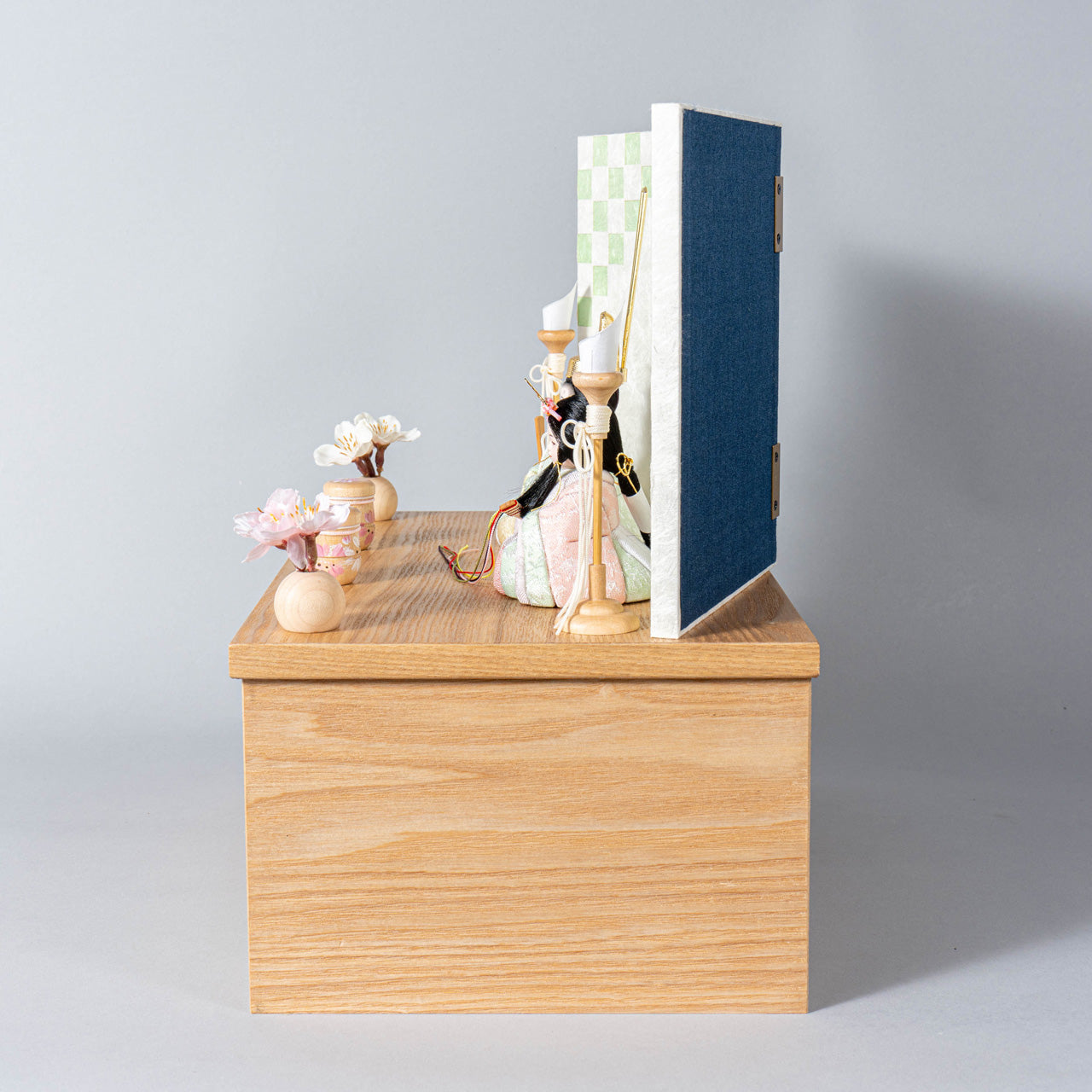 ことの木目込ひな　このは　市松　収納