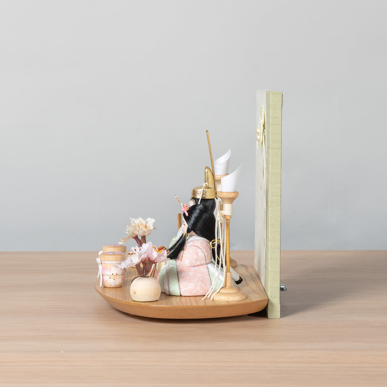 ことの木目込ひな　このは　水引衝立