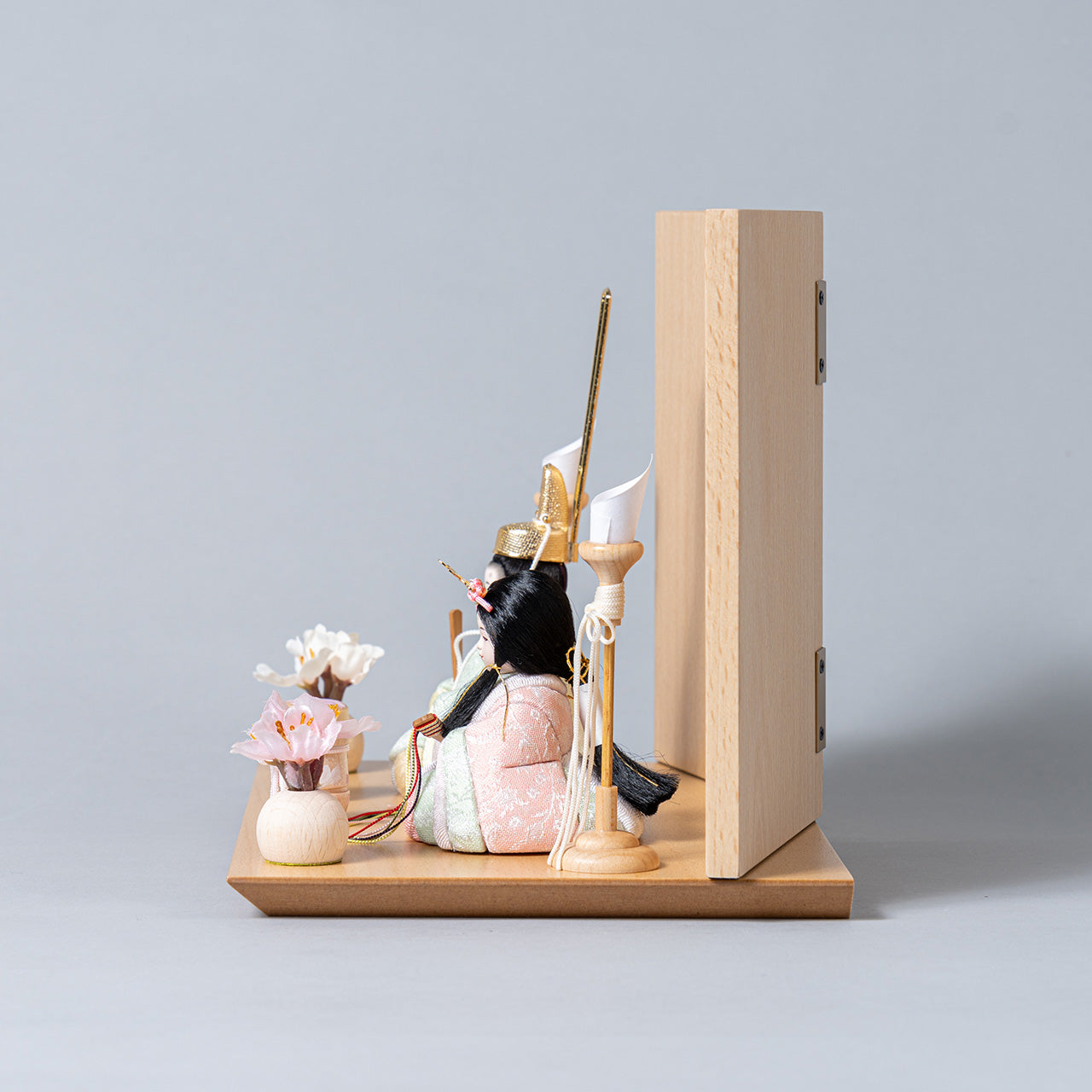 ことの木目込ひな　このは　麻の葉　平台