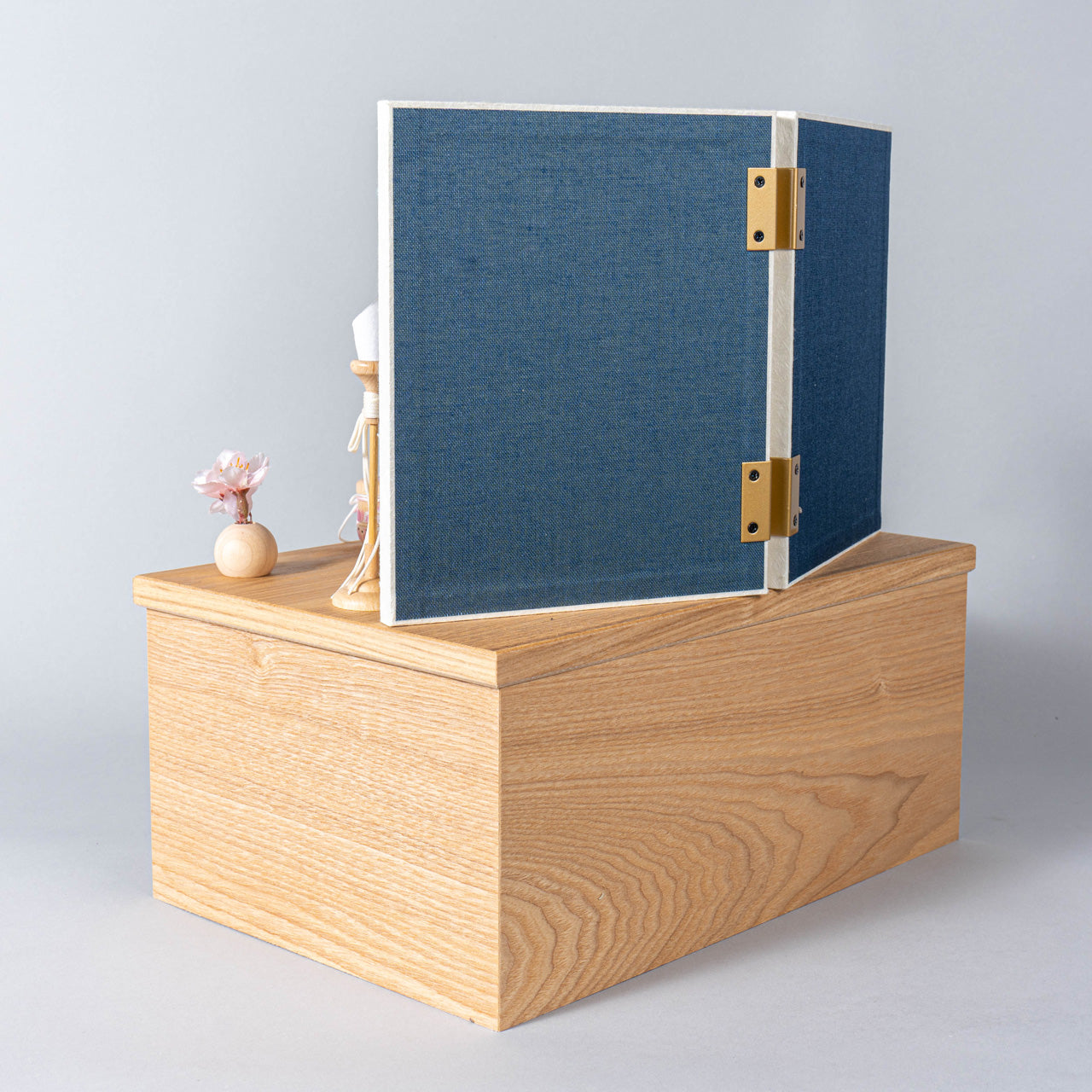 ことの木目込ひな　そら　青海波　収納