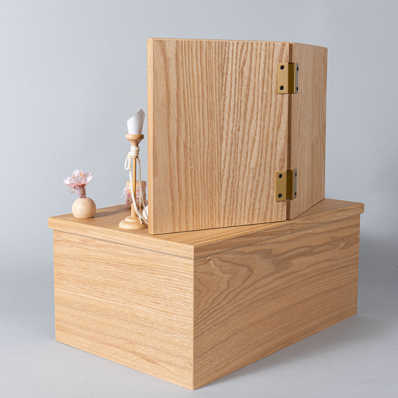 ことの木目込ひな　そら　麻の葉　収納