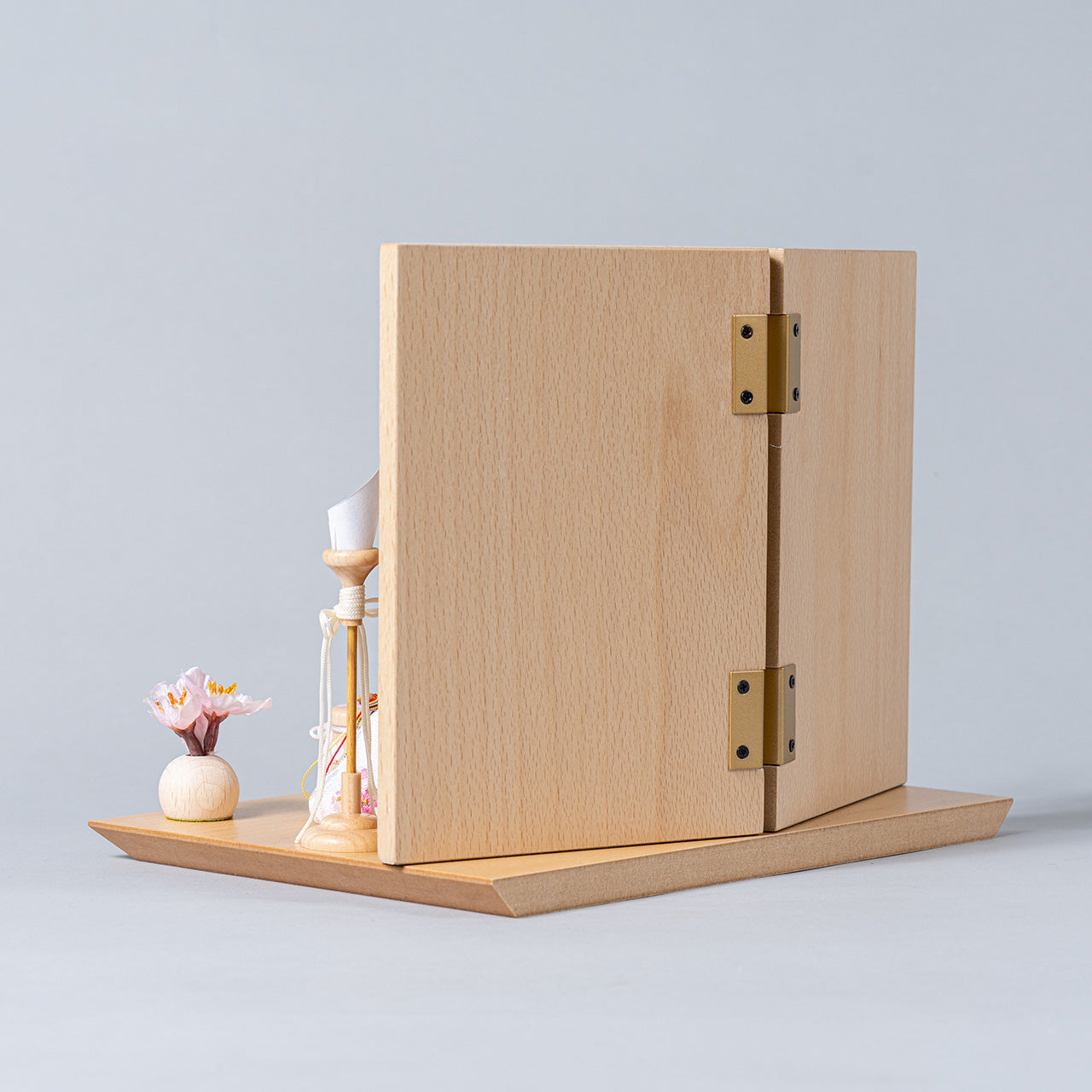 ことの木目込ひな　そら　麻の葉　平台