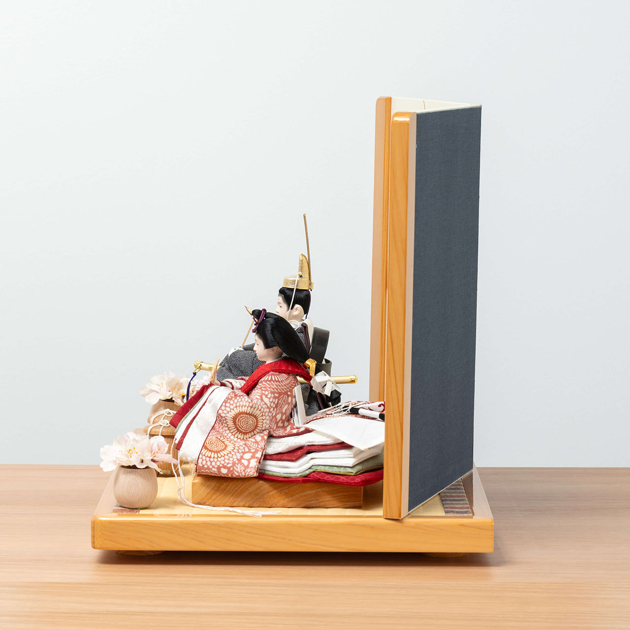 ことのひな人形　ろまん　ひのき平台