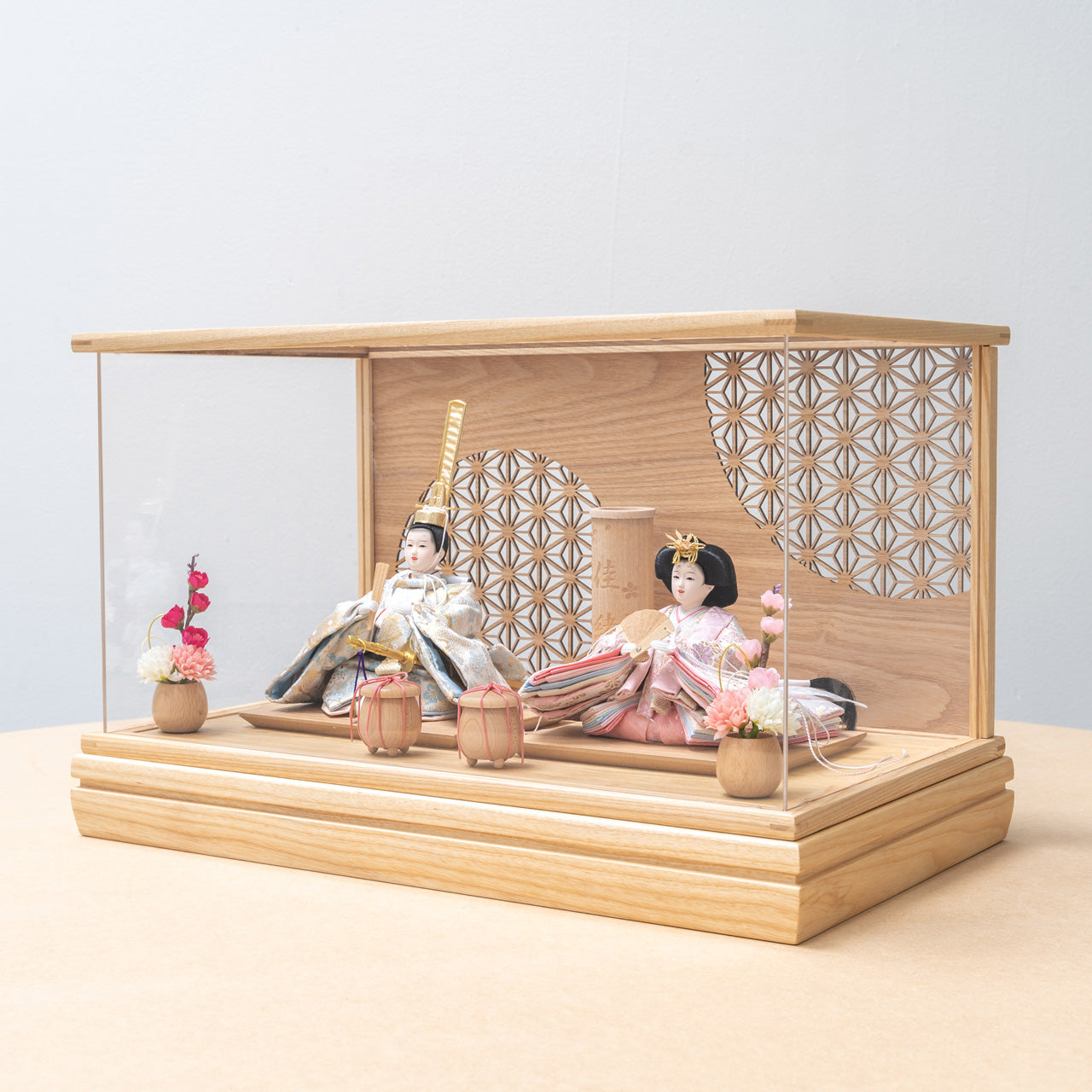 【早割】ことのひな人形　そら　麻の葉　和ケース