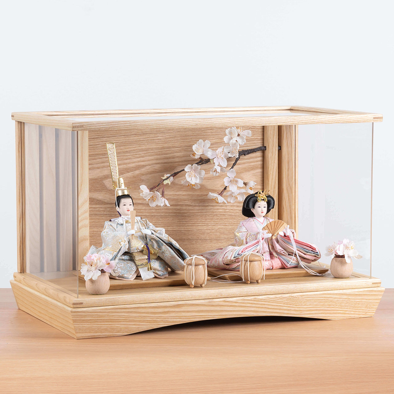 ことのひな人形　そら　桜円ケース