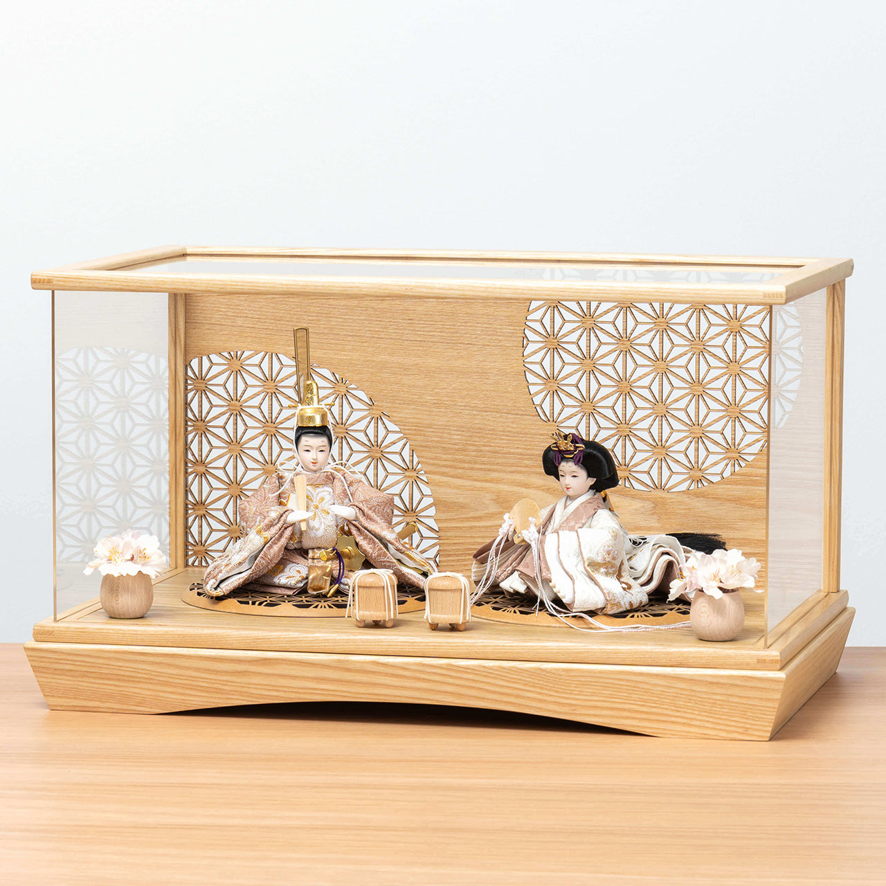 ことのつぼみシリーズ　ほのか　麻の葉　円ケース