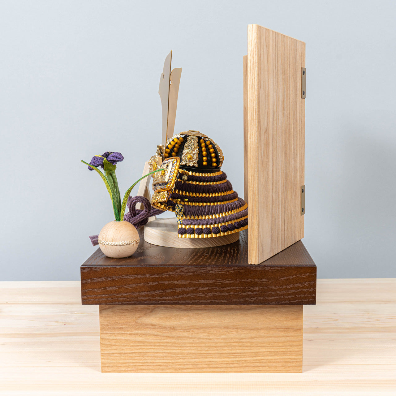 KOTO×悠雅コラボ兜　金大鍬　麻の葉　NB収納