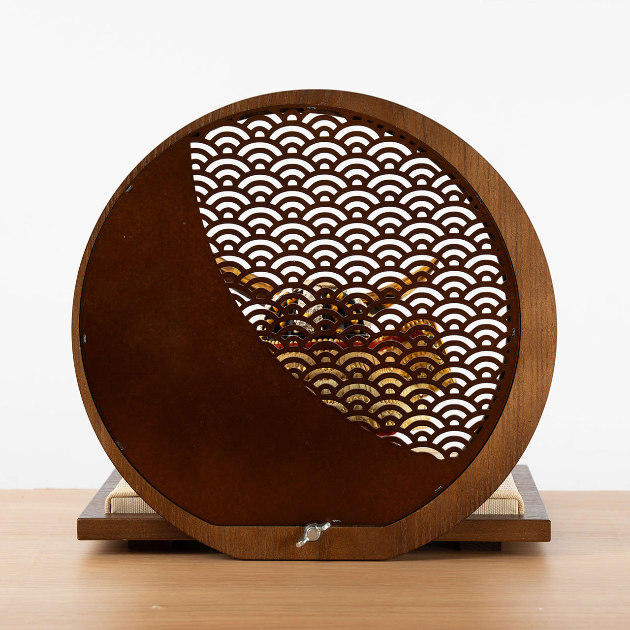 KOTO×悠雅コラボ兜　伊達政宗　青海波　円形B衝立