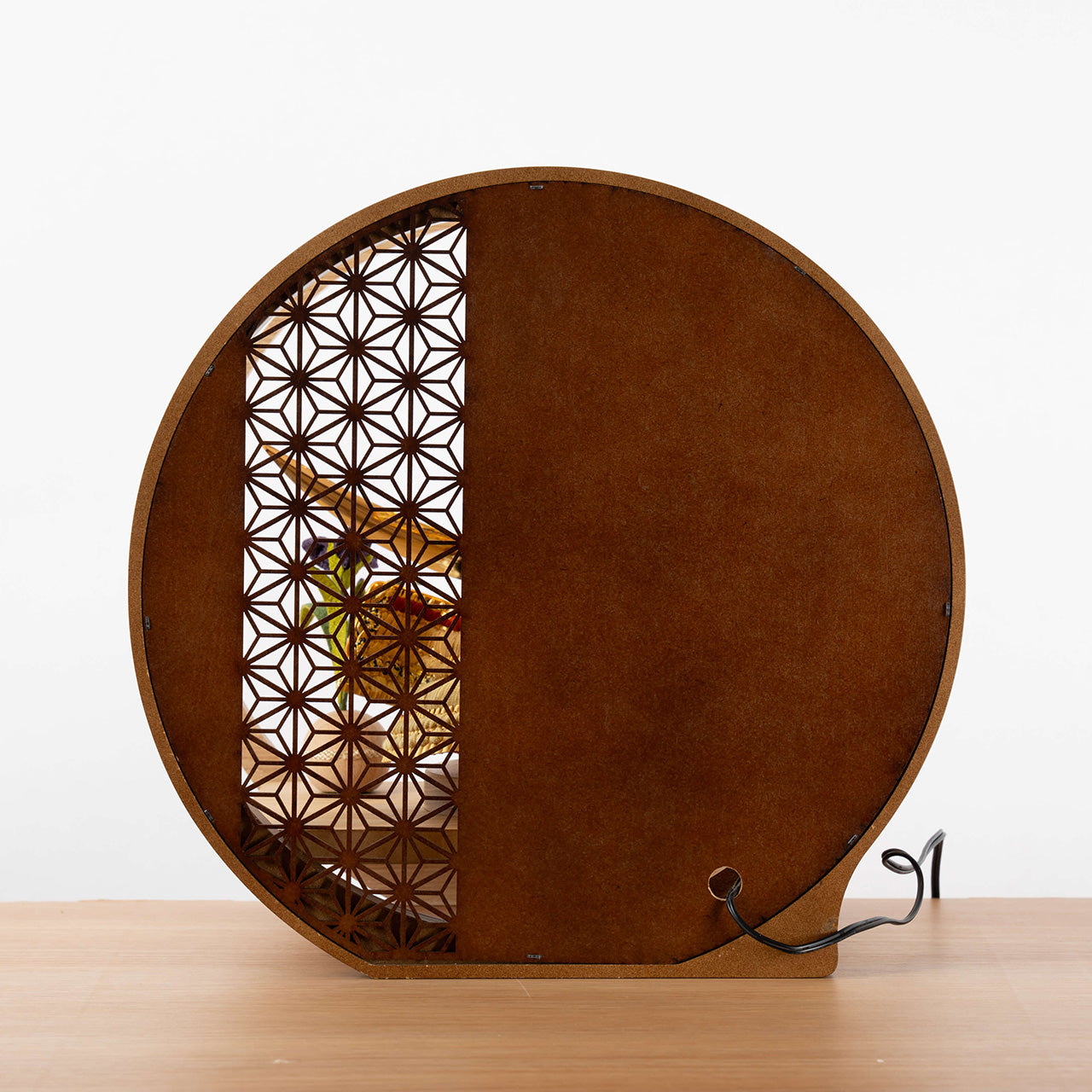 KOTO×悠雅コラボ兜　上杉謙信　灯月型飾台　麻の葉