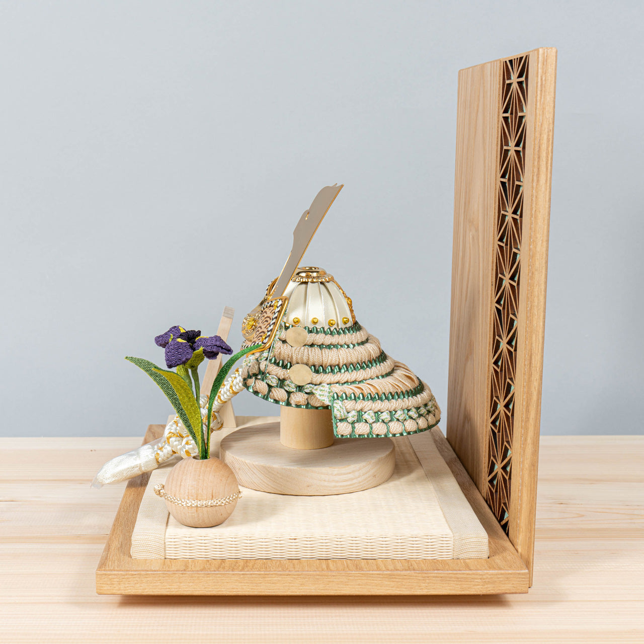 ことのオリジナル兜　だいち　麻の葉　N衝立