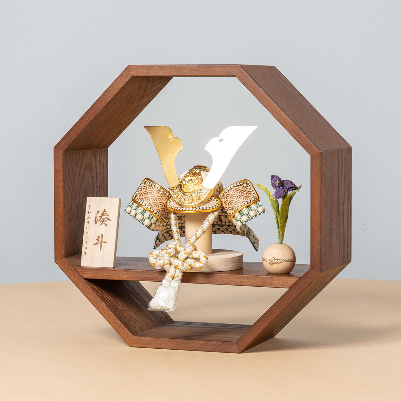 ことのオリジナル兜　だいち　八角　ブラウン