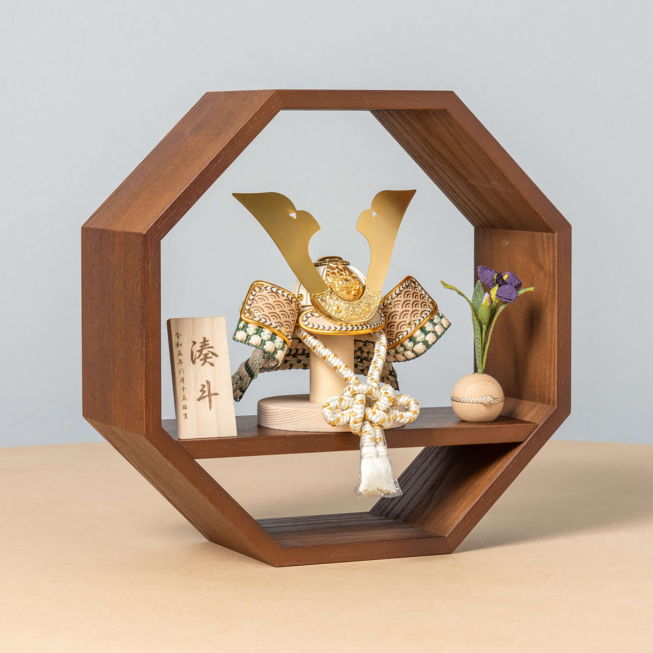 ことのオリジナル兜　だいち　八角　ブラウン