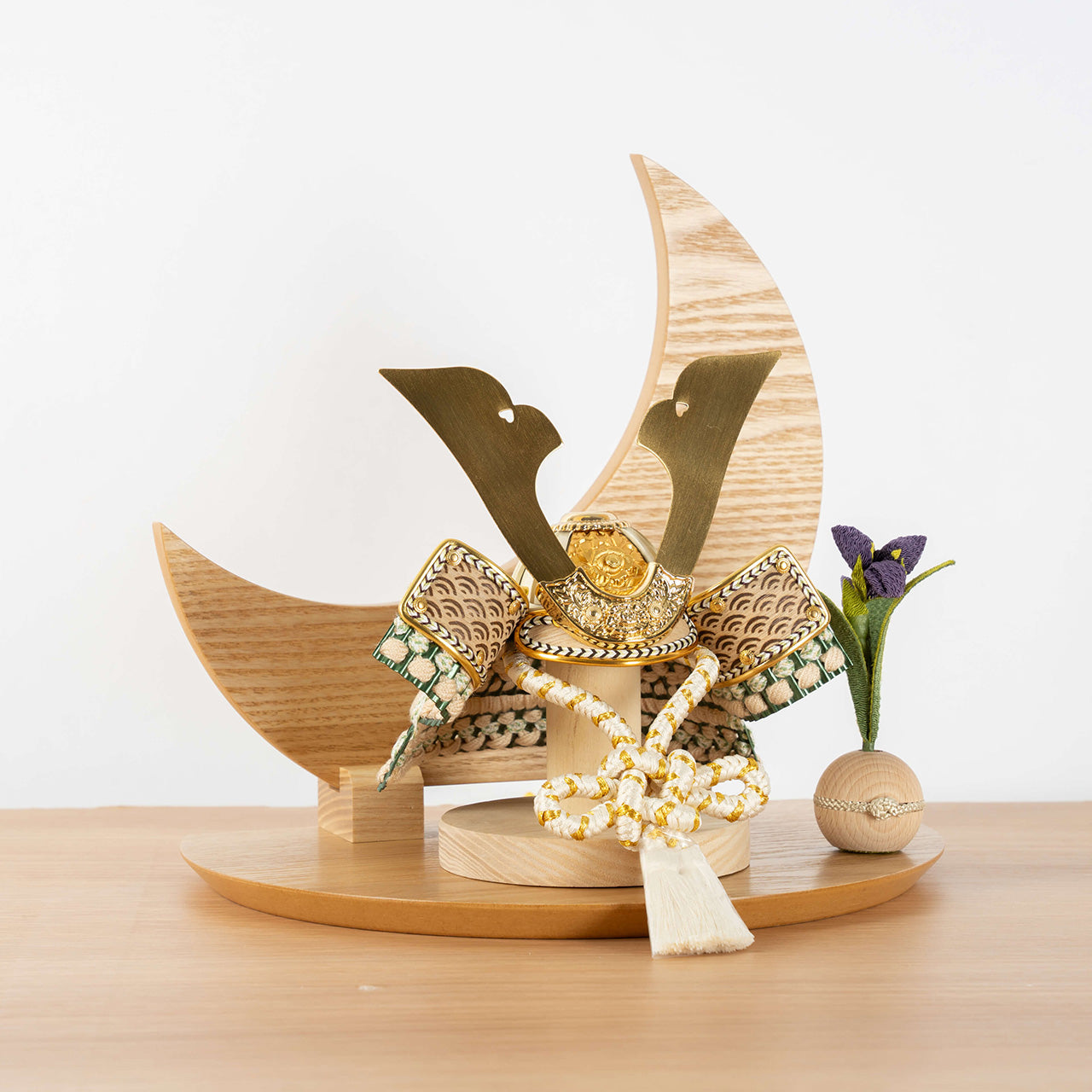 ことのオリジナル兜　だいち　三日月　ナチュラル